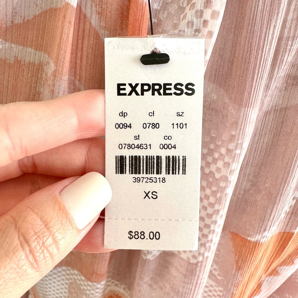 EXPRESS CHIFFON DRESS - Picture 9 of 15